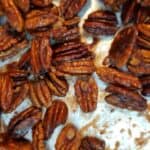 Sweet Bourbon Candied Pecans