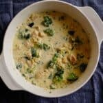 Creamy Chicken Poblano & Veggie Soup