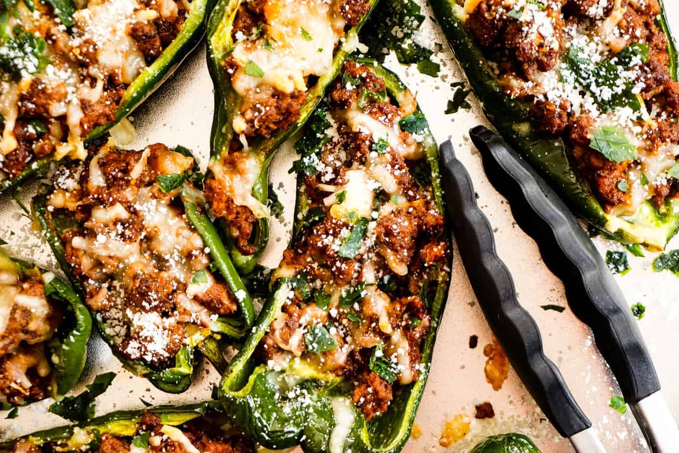 stuffed poblano peppers