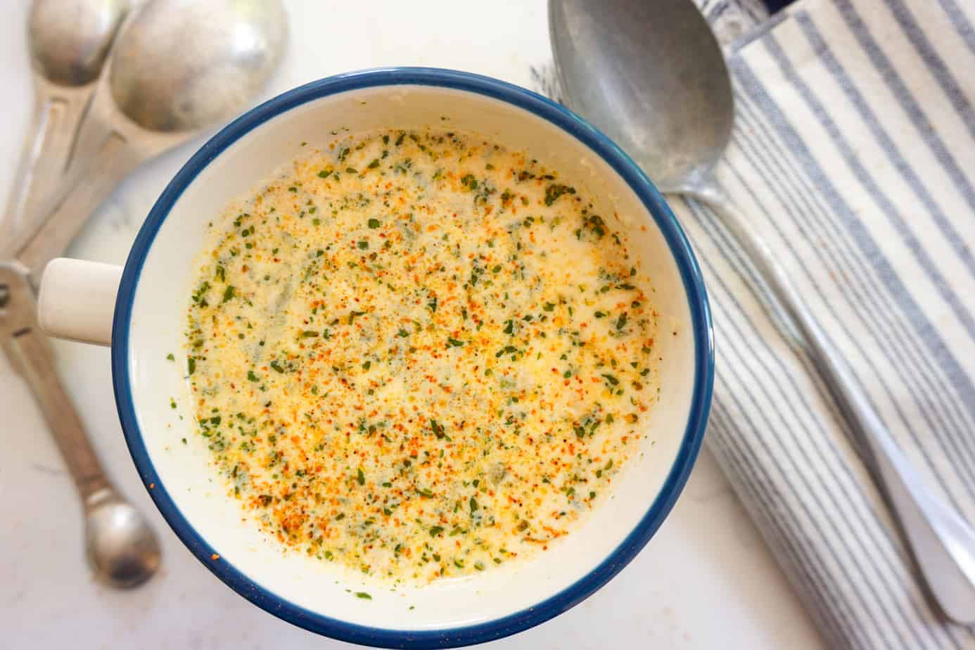 creamy keto crab soup