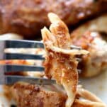 piece of tender juicy chicken thigh
