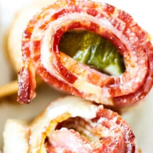 bacon wrapped air fryer pickles